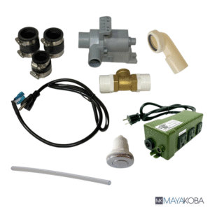 Bộ bơm xả có hộp điều khiển hẹn giờ