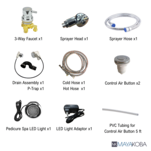 Bộ dụng cụ chăm sóc móng chân PERLA